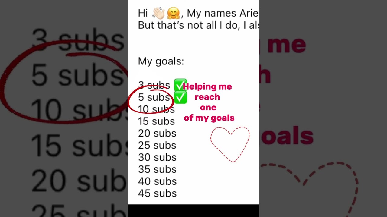 TYSM FOR 5 SUBSCRIBERS Sorry My Editing Is Bad I Was Rushing 