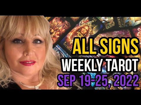 Weekly Tarot Card Reading September 19-25, 2022 by Alison Prescott All Signs #tarot #zodiac