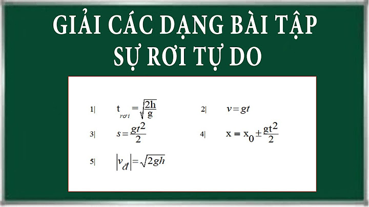 Bài tập cơ năng thả vật rơi tự do năm 2024