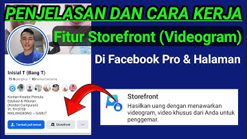 Monetisasi Storefront Facebook || Cara Kerja Fitur StoreFront (Videogram) FB Pro & Halaman