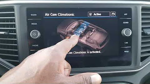 How to work VW's tri-zone climate control in a VW Atlas