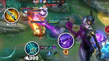 100% BROKEN NEW HERO OBSIDIA MONSTER GOLD LANE! - OBSIDIA MLBB GAMEPLAY