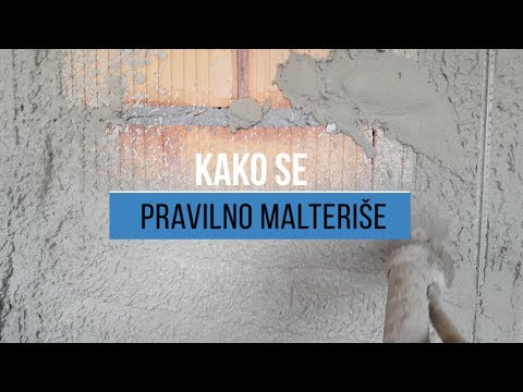 Video: Što je malterisanje vanjskih zidova?