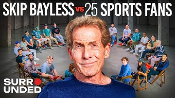 1 Sports Analyst vs 25 NBA/NFL Fans (ft. Skip Bayless)