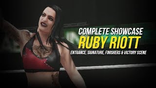 WWE 2K19 Ruby Riott: Signatures, Finishers, Victory Scene & More #WWE2K19