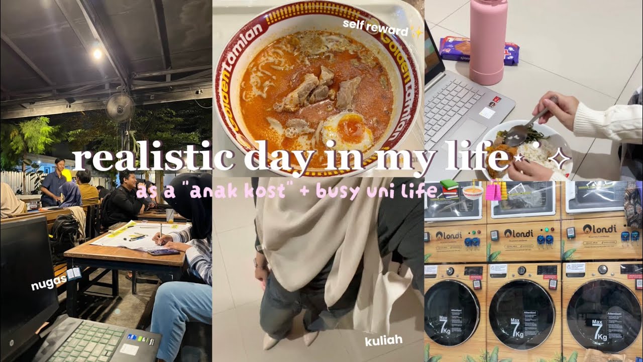 REALISTIC DAYS IN MY LIFE📖💭 *as a anak kost* busy uni life