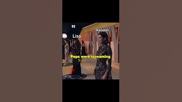 Self made queen lalisa! 👑💖(no hate to Kendall )#blackpink #shorts #lisa