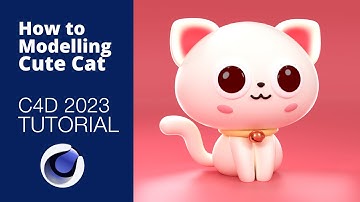 귀여운 3D 고양이 - Cinema 4D로 캐릭터 모델링하기 튜토리얼