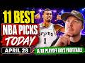 My 11 Best NBA Playoff Picks Today | Tuesday April 28 | Player Props, Bets, and Predictions