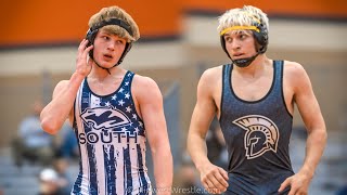 160 – Jonah Spragg {G} of Plainfield South IL vs. Gus Cambier {R} of Sycamore IL