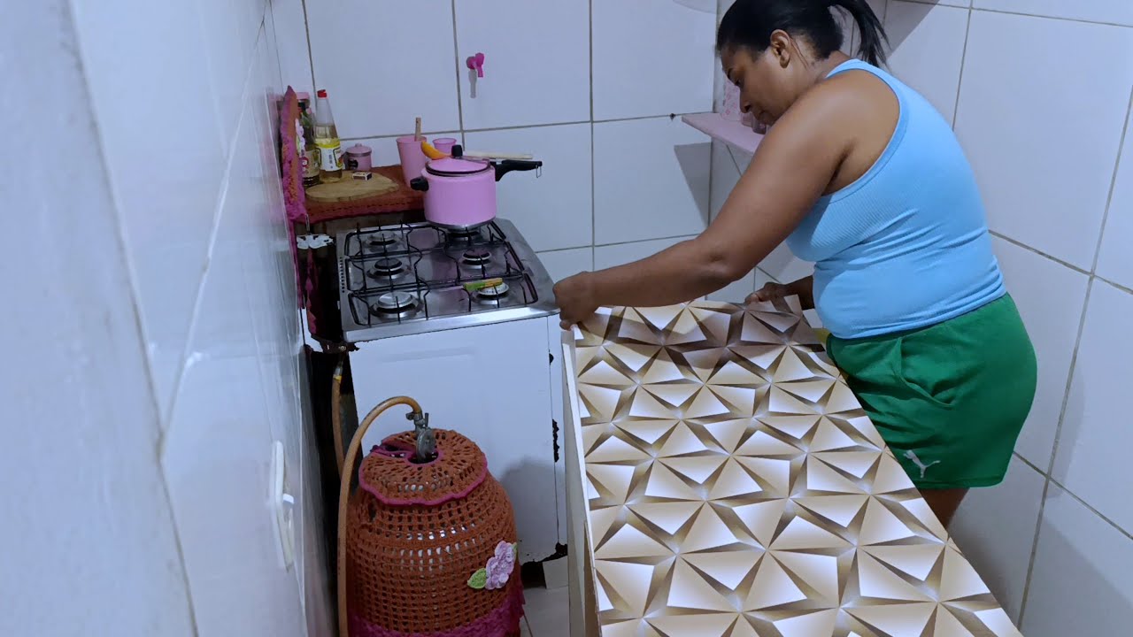 Transformei Minha Cozinha Simples 😱✨Organização ,Mudanças É muito Rosa💕|Rotina Real 