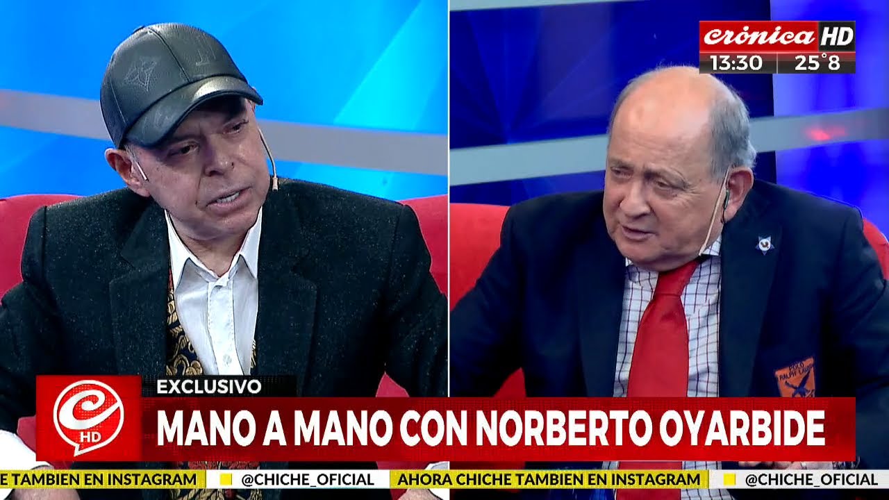 Chiche con Norberto Oyarbide