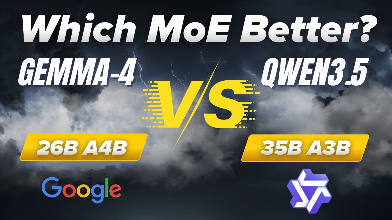 Gemma 4 26B A4B vs Qwen3.5 35B A3B: MoE Models Battle Locally