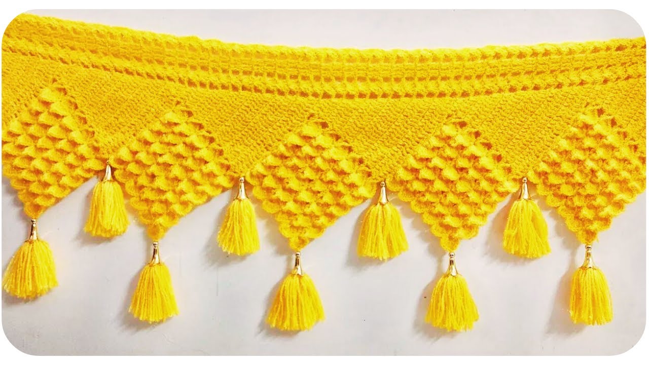 🌟🌟Toran Design🌟🌟| Beautiful Woolen Door Hanging Toran Design #12 | Crochet Craft | Woolen Craft