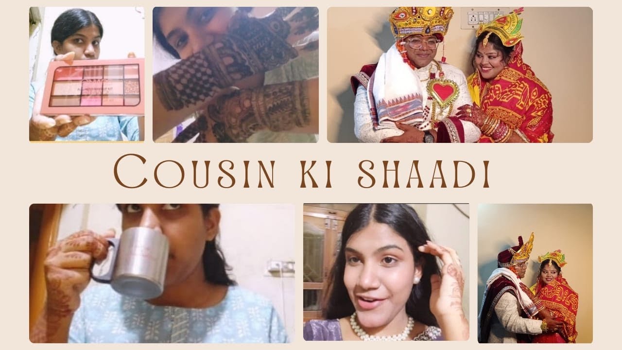 Cousin ki shaadi 👰, lots of choas🤯,  did makeup by own and heartfull of  yapping❤️