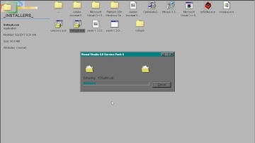 Install Service Pack 6 for Visual Studio 6 in Win9x (98/ME)