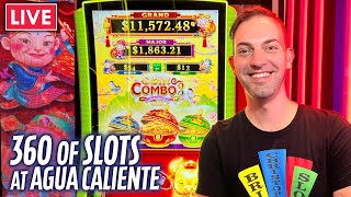 🔴 LIVE 🎰 A Full 360 of Slots at Agua Caliente Palm Springs