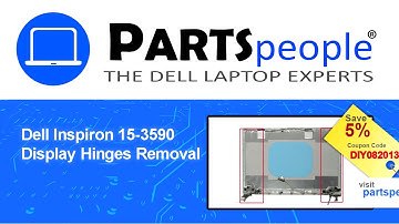 Dell Inspiron 15-3590 (P75F006) Display Hinges How-To Video Tutorial