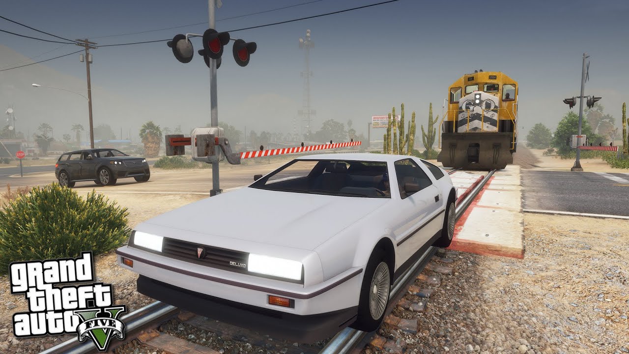 Back to the Future - Movie GTA 5 | Train scene BTF