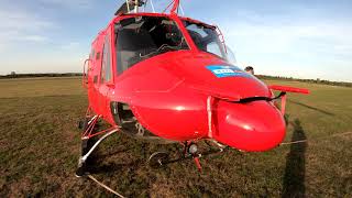 Bell 212 Helicopter Flugplatz Hangelar 05 2020 NEU 4k