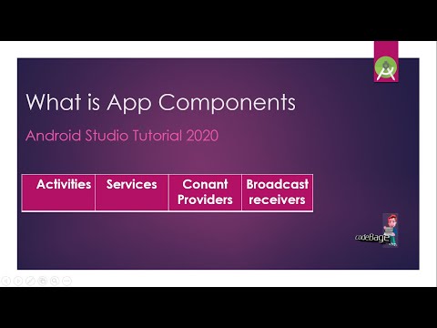 What is Components in Android || Android Studio Tutorial 2020 || App Development