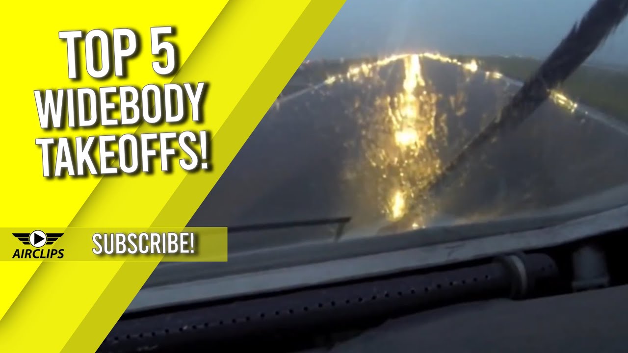 Top 5 widebody Takeoffs! [AIRCLIPS] - YouTube