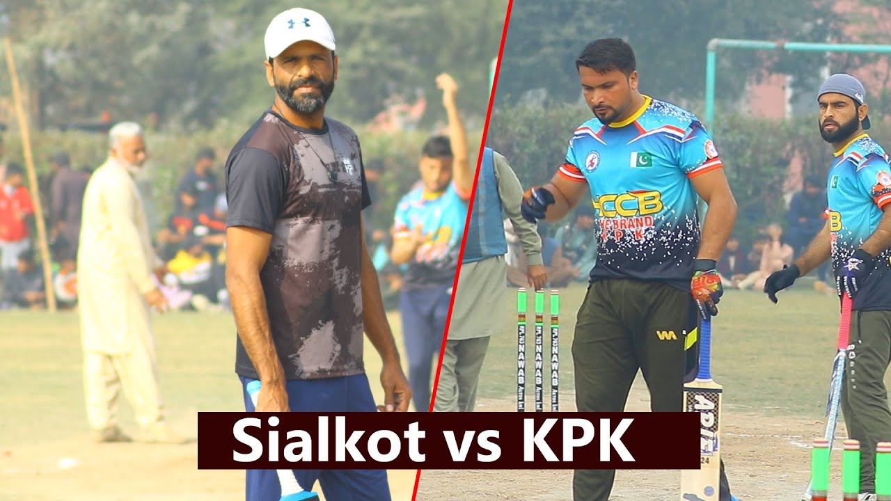 KPK vs Sialkot Hafiz Pola vs Suny Pathan Big Match Cricket Tape ball ...