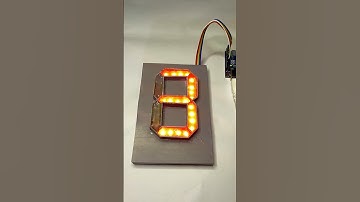 "Arduino led with 7- Segment Display | Watch it Count from 0 to 9!"#diy #7segmentdisplay  #Arduino