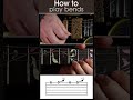 How to play a bends on guitar, guitar bends #guitarlesson  #guitar #guitartechnique