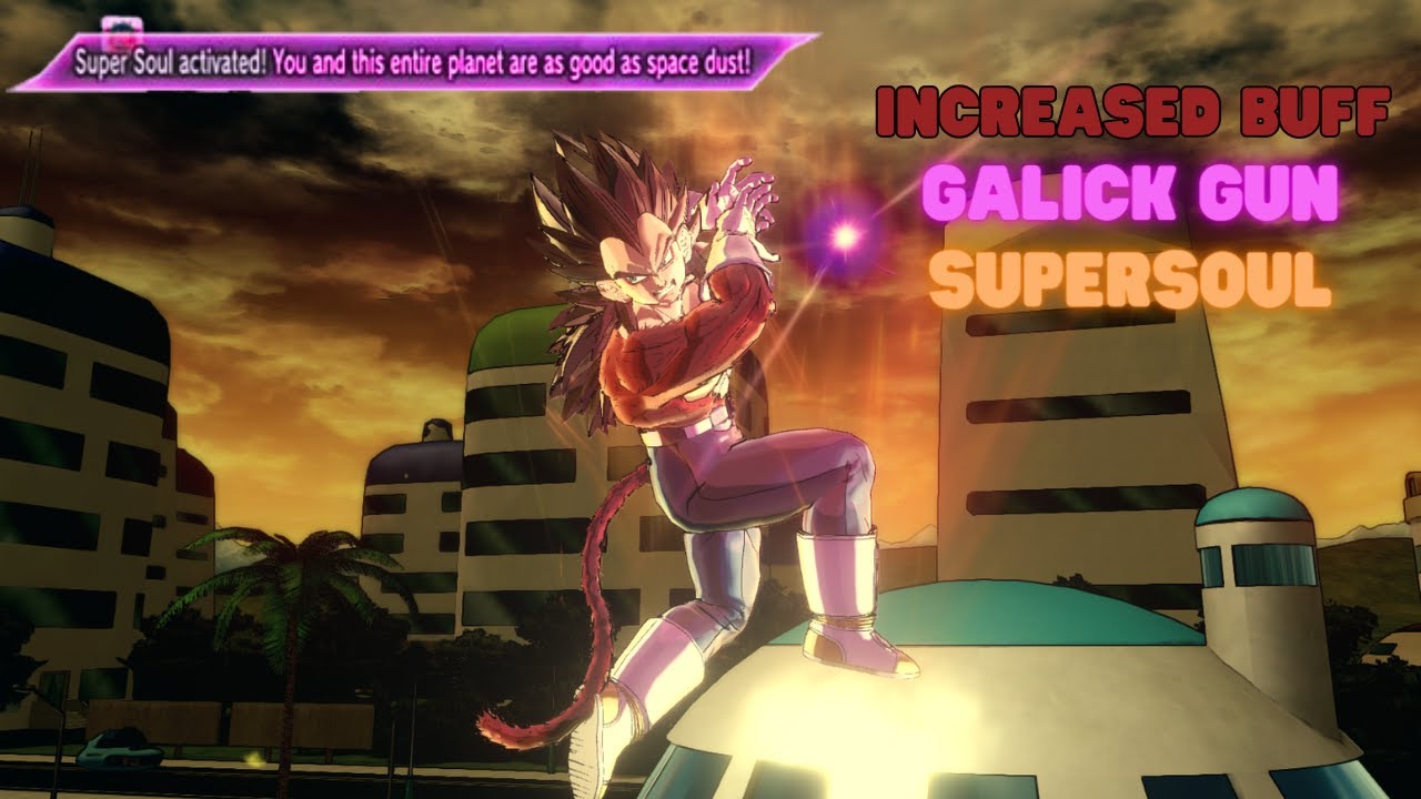 Vegeta's Galick Gun Supersoul Makes Every Energy Based Attack Stronger