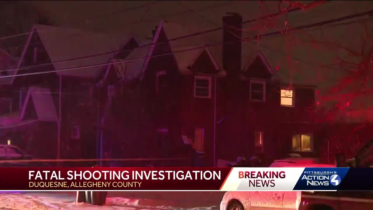 Police on scene of fatal shooting in city of Duquesne - YouTube