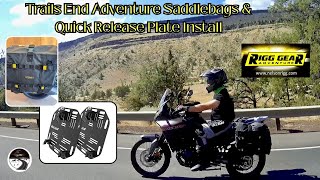 Nelson Rigg: Trails End Adventure Saddlebags and Quick Release Plates for the Honda Transalp