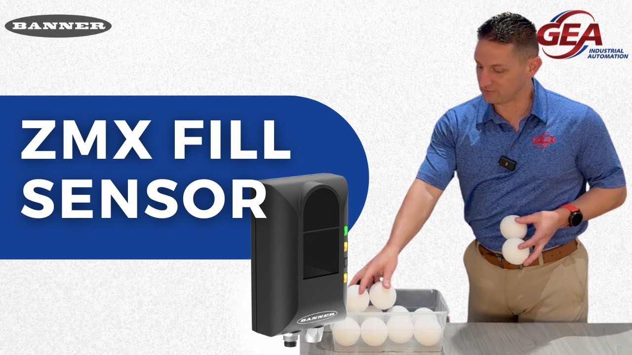 Zmx Module Notifier Banner ZMX Sensor for Fill Level Detection - YouTube