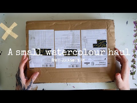 Unboxing & swatching watercolours by Sennelier, M.Graham, & Isaro | New brushes, paper, and paint