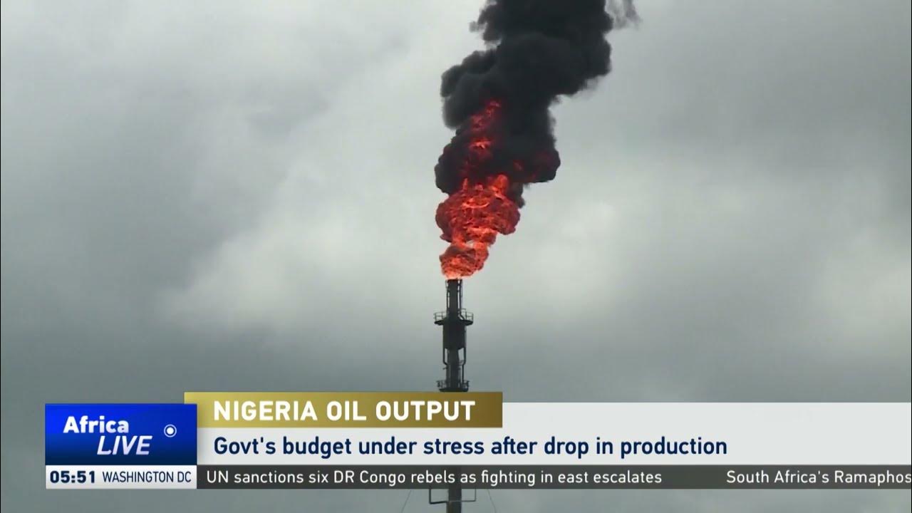 Nigerian government’s budget under stress after drop in oil production
