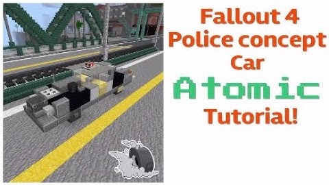 Fallout 4 minecraft concept art police car Atomic tutorial!