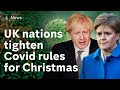 Covid-19: UK nations tighten Xmas rules - amid fears new strain speeds up spread