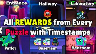 ALL Rooms FULL SOLVE with ALL SECRET REWARDS , Findgus | Brawl stars screenshot 5
