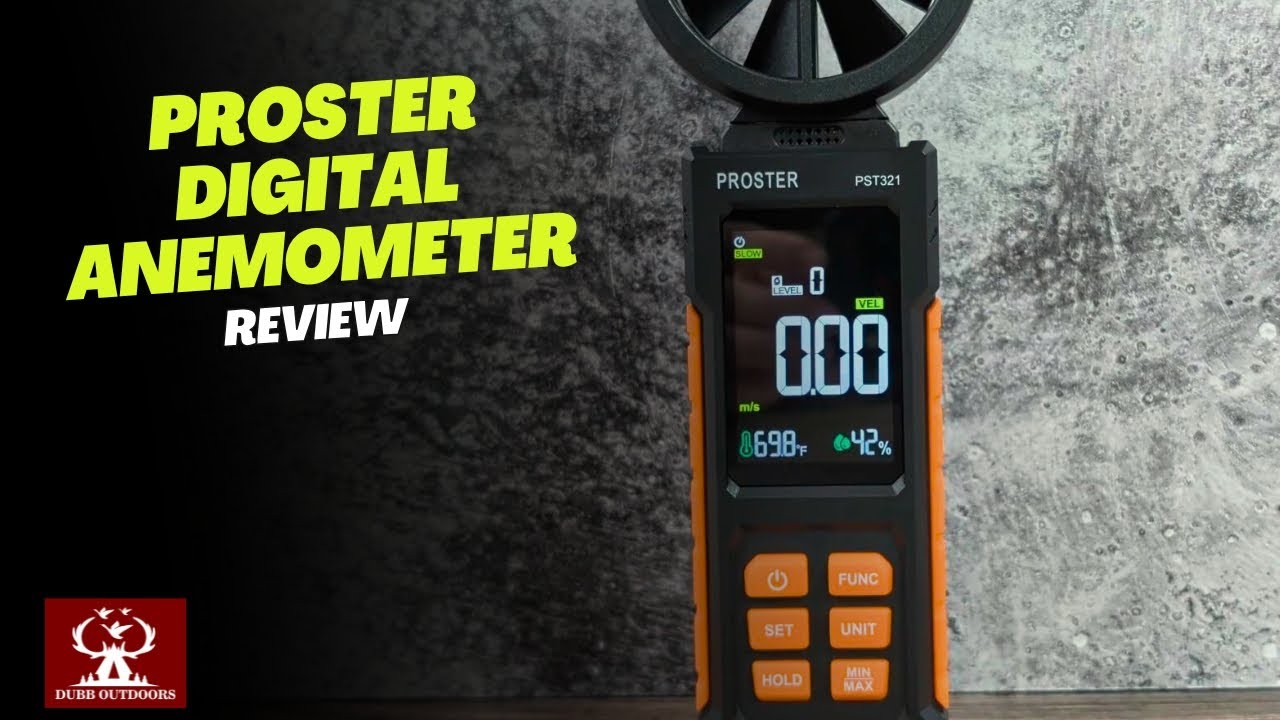 Обзор цифрового анемометра Proster