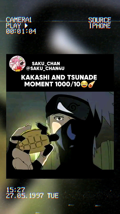 Kakashi and Tsunade 😂#anime #otaku #naruto #tsunade #kakashi #remake #foryou #sakura #4k  #mightguy