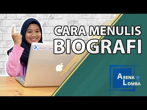 Video: Bagaimana Cara Menulis Biografi Untuk Pekerjaan?