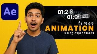Time Animation in After Effects 2024 | Create Timer, Stopwatch & Clock Using Expressions