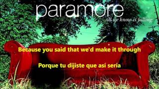 Conspiracy - Paramore Lyrics Español - Ingles