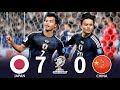 中国人も言葉を失うほどレベルが違いすぎた三笘薫と久保建英！日本代表、衝撃の7ゴールで中国に圧勝！2024年9月5日