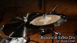 Meinl Cymbals B16DUC Byzance 16" Extra Dry Dual Crash Cymbal