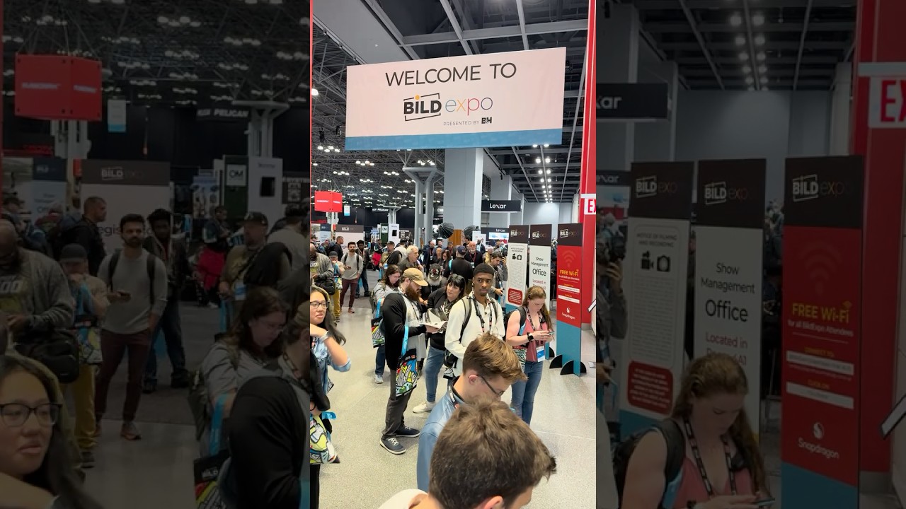 B&H Photo Video Bild Expo 2025 videography photography show TikTok YouTube creators