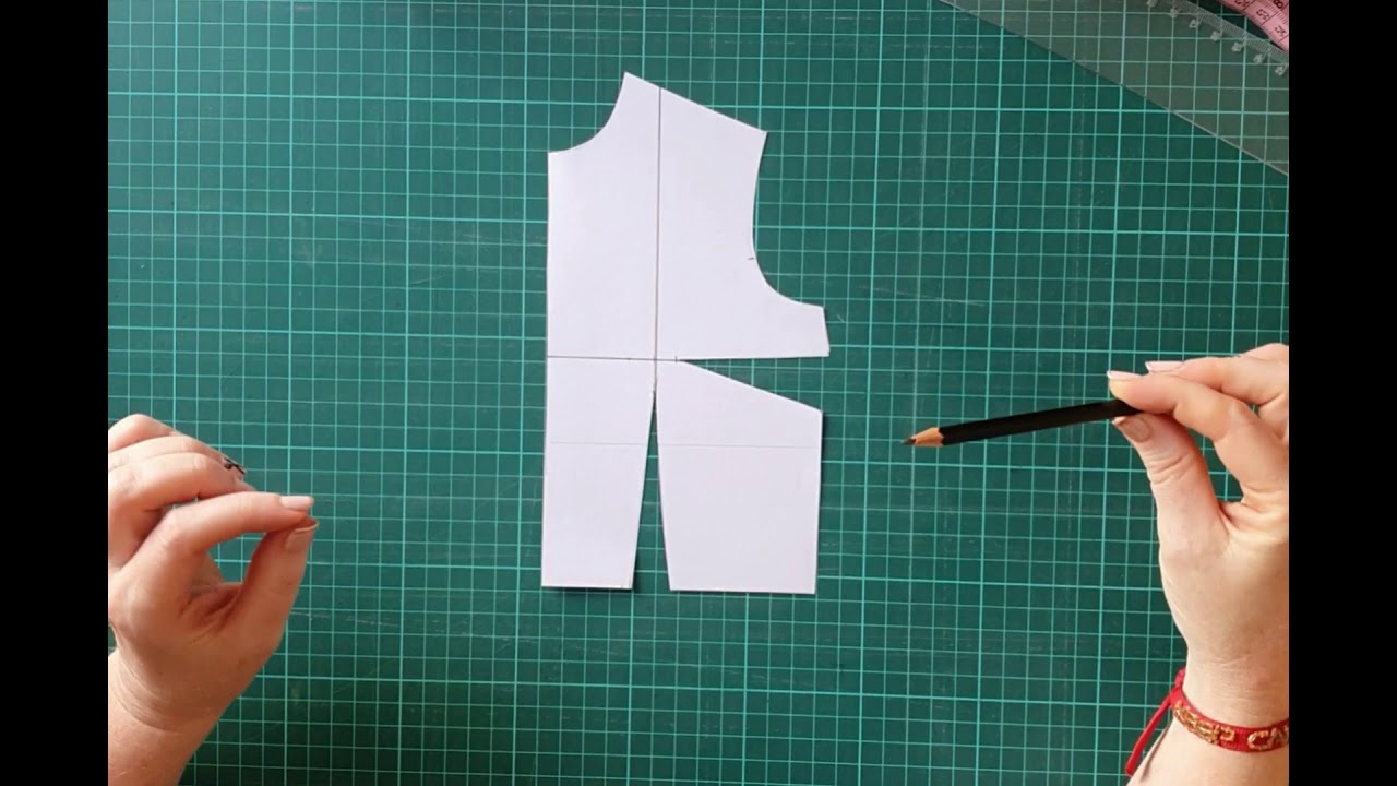 Cómo rotar y transformar pinzas en un patrón de indumentaria