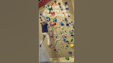 Footwork Shmootwork—pianist tries campusing 40• V2 crag