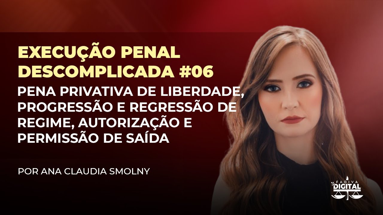 Pena Privativa de Liberdade, Progressão e Regressão de Regime #06
