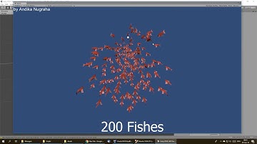 Fish School Simulation using Unity